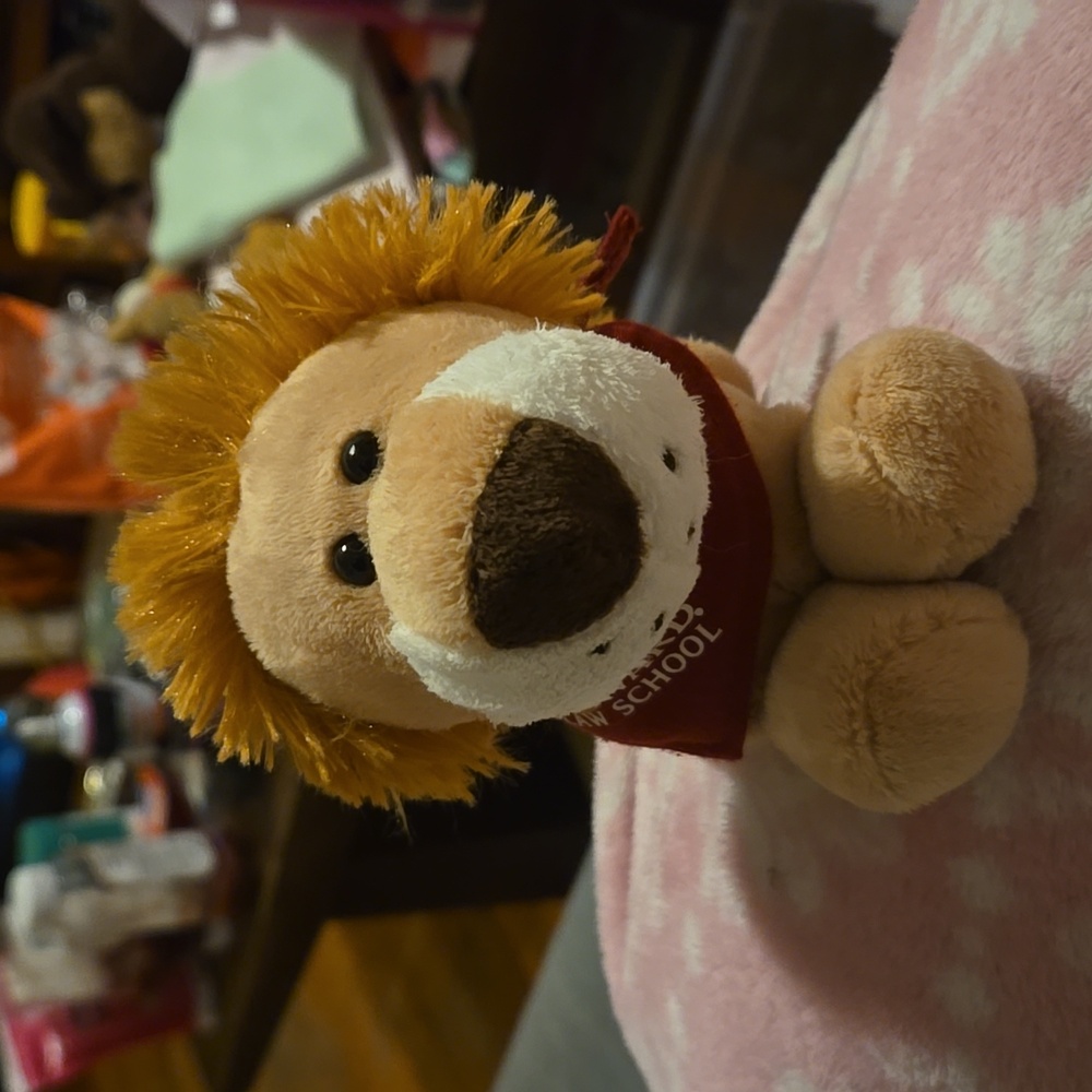 Harvard Law School lion plush - Picture 1 of 2